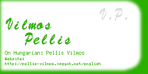 vilmos pellis business card